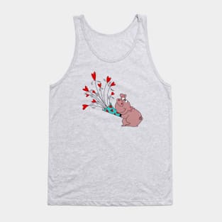 Valentine’s hearts Tank Top